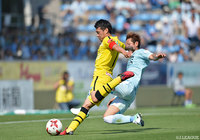 積極的にゴールを狙った大谷 秀和（柏）【明治安田Ｊ１ 第12節 磐田vs柏】