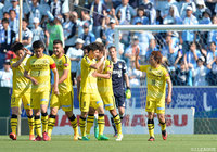 74分にヘディングで貴重な追加点をもたらした中川 寛斗（柏 #19）【明治安田Ｊ１ 第12節 磐田vs柏】