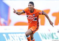 連敗を4で止める貴重な決勝点を奪取したホニ（新潟）【明治安田Ｊ１ 第12節 新潟vs札幌】