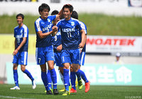 先制点で大量得点の口火を切った前澤 甲気（沼津 #11）【明治安田Ｊ３ 第9節 沼津vsＧ大23】