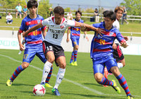 両チーム最多3本のシュートを放ち、ゴールを狙った梅内 和磨（盛岡）【明治安田Ｊ３ 第9節 盛岡vsＦ東23】