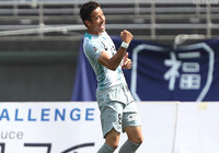 途中出場ながら2得点を挙げた松田 力（福岡）【明治安田Ｊ２ 第15節 金沢vs福岡】