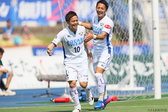 大﨑 淳矢の今季初得点で試合の均衡を破った徳島【明治安田Ｊ２ 第15節 水戸vs徳島】