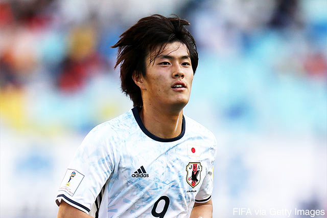 先制点をマークした小川 航基（磐田）。決定機に多く絡んだ【FIFA U-20Ｗ杯 GS 第1節 U-20日本vsU-20南アフリカ】