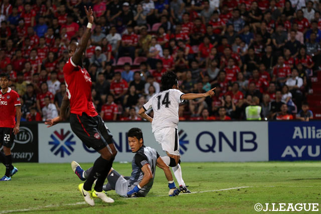 同点弾をマークした中村 憲剛（川崎Ｆ）。大黒柱の面目躍如【ＡＣＬ ラウンド16 第1戦 ムアントンvs川崎Ｆ】
