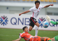 李 忠成（浦和）がゴールに迫るも相手GKの好守に阻まれた【ＡＣＬ ラウンド16 第1戦 済州vs浦和】