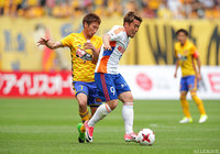 Ｊ１通算150試合出場を達成した山崎 亮平（新潟）【明治安田Ｊ１ 第13節 仙台vs新潟】