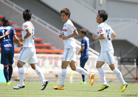 3試合連続ゴールとなる2得点で首位撃破に貢献した高井 和馬（群馬）【明治安田Ｊ２ 第16節 福岡vs群馬】