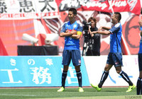 わずか3分間で2得点と決定力の高さを見せつけた林 陵平（水戸）【明治安田Ｊ２ 第16節 熊本vs水戸】