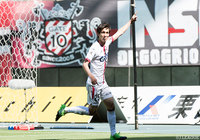 51分に左足で均衡を破った武田 将平（岡山）【明治安田Ｊ２ 第16節 大分vs岡山】