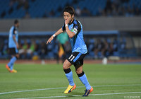 2試合連続ゴールとなる先制点を決めた小林 悠（川崎Ｆ）【ＡＣＬ ラウンド16 第2戦 川崎Ｆvsムアントン】