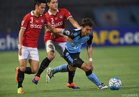 先発フル出場で序盤からアグレッシブなプレーを披露した家長 昭博（川崎Ｆ）【ＡＣＬ ラウンド16 第2戦 川崎Ｆvsムアントン】