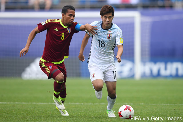 初先発の髙木 彰人（Ｇ大阪）は63分まで出場【FIFA U-20Ｗ杯 決勝トーナメント 1回戦 U-20ベネズエラvsU-20日本】