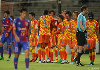 前半終了間際に右足で同点ゴールを決めた北川 航也（清水）【ルヴァンカップ GS 第7節 清水vsFC東京】