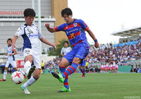 左サイドからのクロスで決勝点をアシストした小川 諒也（Ｆ東23）【明治安田Ｊ３ 第11節 Ｆ東23vsＧ大23】