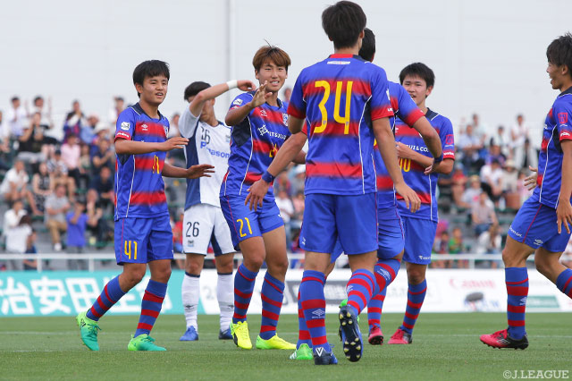 第2節以来の得点となる決勝点を決めたユ インス（Ｆ東23 #21）【明治安田Ｊ３ 第11節 Ｆ東23vsＧ大23】