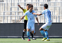 自身のＪ３通算100試合目に先制点を決めた藤澤 典隆（琉球）【明治安田Ｊ３ 第11節 Ｃ大23vs琉球】