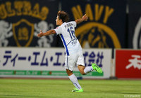 2試合連続ゴールとなる先制点を奪取した渡 大生（徳島）【明治安田Ｊ２ 第17節 群馬vs徳島】