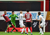 3分にジュリーニョ（#7）のゴールで幸先良く先制した札幌【明治安田Ｊ１ 第14節 札幌vs神戸】