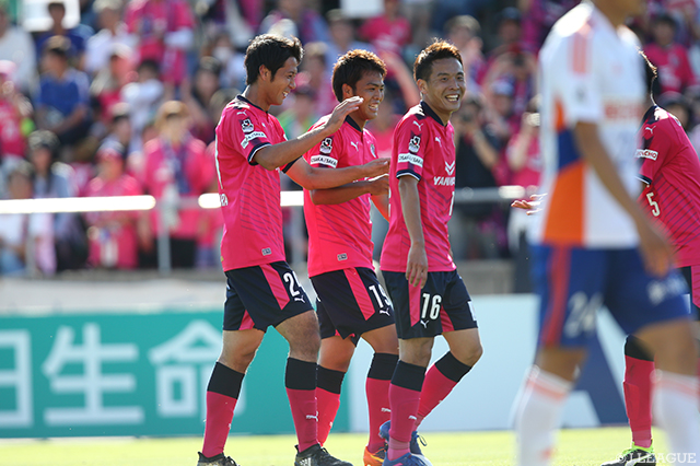 試合を決める３試合連続ゴールを決めた山村 和也（Ｃ大阪）【明治安田Ｊ１ 第14節 Ｃ大阪vs新潟】