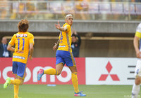 71分に２試合連続ゴールとなる貴重な追加点を決めたクリスラン（仙台）【明治安田Ｊ１ 第14節 仙台vs甲府】