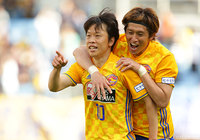 81分に試合を決める今季2点目のゴールを決めた梁 勇基（仙台）【明治安田Ｊ１ 第14節 仙台vs甲府】