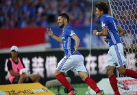 53分に２試合連続ゴールで均衡を破ったウーゴ ヴィエイラ（横浜FM）【明治安田Ｊ１ 第14節 横浜FMvs川崎Ｆ】