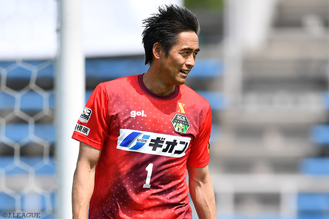 好セーブで決定機を見事に阻止した川口 能活（相模原）【明治安田Ｊ３ 第12節 YS横浜vs相模原】