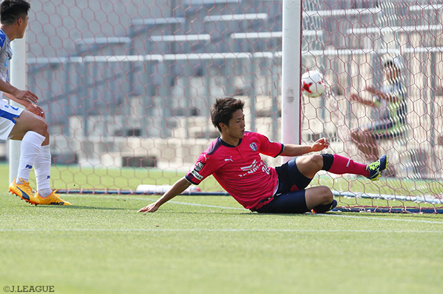 Ｃ大23のＪ３通算50得点目となる同点ゴールを挙げた斧澤 隼輝【明治安田Ｊ３ 第12節 Ｃ大23vs沼津】