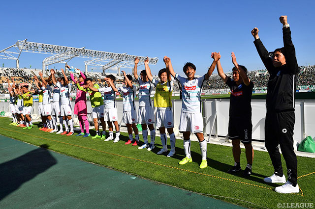 アウェイで競り勝ち、今季初の3連勝を達成した水戸【明治安田Ｊ２ 第18節 松本vs水戸】