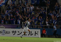 90+5分に劇的な決勝ゴールを決めた瀬沼 優司（山形）【明治安田Ｊ２ 第19節 横浜FCvs山形】