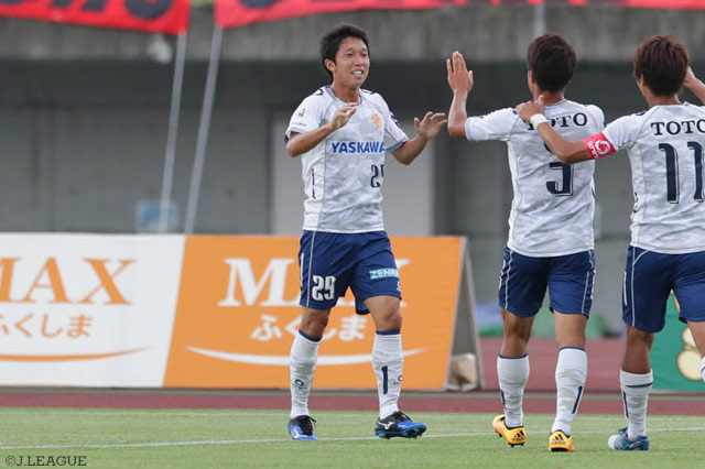 2ゴールを挙げて今季アウェイ初勝利の原動力となった小谷 健悟（北九州）【明治安田Ｊ３ 第13節 福島vs北九州】