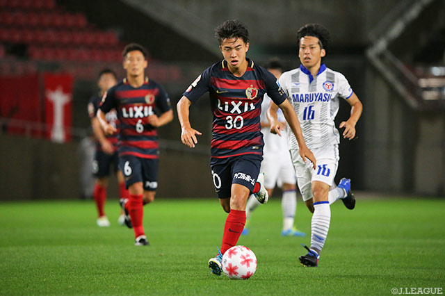先発フル出場で2得点を挙げる大活躍を見せた安部 裕葵（鹿島）【天皇杯 2回戦 鹿島vsマルヤス】