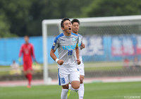 開始３分に”ゴールラッシュ”の開幕を告げる先制ゴールを決めた尾崎 瑛一郎（沼津）【明治安田Ｊ３ 第14節 Ｆ東23vs沼津】