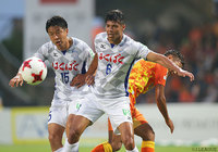 攻撃参加でチャンスを作ったエデル リマ（甲府）【明治安田Ｊ１ 第16節 清水vs甲府】