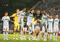 5年ぶりのＪ1リーグ戦3連勝を喜ぶ磐田の選手達【明治安田Ｊ１ 第16節 磐田vsFC東京】