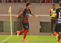 追加点を挙げ、鹿島のＪ１通算1,450得点目を記録したレアンドロ【明治安田Ｊ１ 第16節 鹿島vs新潟】