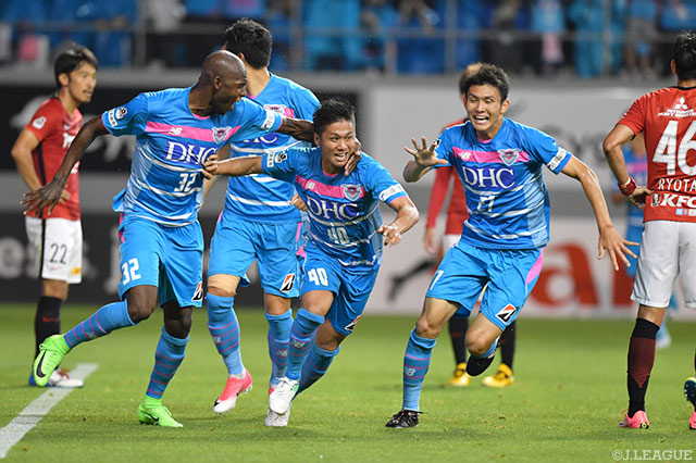 小野 裕二（#40）の先制ヘッドで試合の均衡を破った鳥栖【明治安田Ｊ１ 第16節 鳥栖vs浦和】