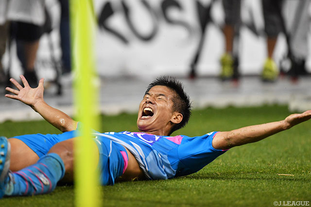 Ｊ初得点でリードを2点に広げた福田 晃斗（鳥栖）【明治安田Ｊ１ 第16節 鳥栖vs浦和】