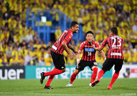 62分に値千金の同点FKを決めたヘイス（札幌）【明治安田Ｊ１ 第16節 柏vs札幌】