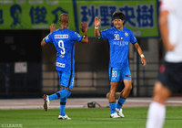 今季初得点となる先制点を奪取した島村 毅（湘南）【明治安田Ｊ２ 第21節 湘南vs名古屋】