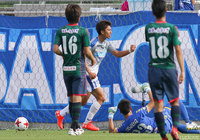 2得点で今季得点数を10に伸ばし、得点ランキングトップタイに立った薗田 卓馬（沼津）【明治安田Ｊ３ 第15節 鳥取vs沼津】