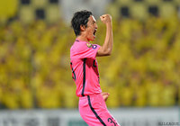 矢の様な一撃を決め、同点とした金崎 夢生（鹿島）【明治安田Ｊ１ 第17節 柏vs鹿島】