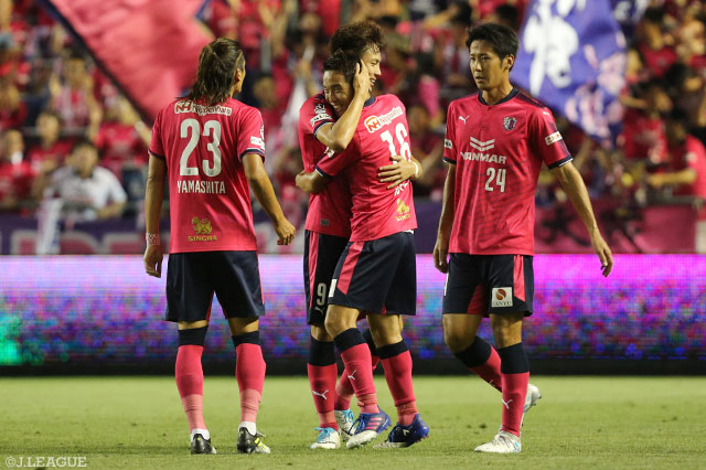 杉本 健勇（#9）の同点ヘッドで試合を振り出しに戻したＣ大阪【明治安田Ｊ１ 第17節 Ｃ大阪vsFC東京】