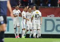 角度のない位置から巧みに決勝ゴールを決めた遠藤 康（鹿島 #25）【明治安田Ｊ１ 第17節 Ｇ大阪vs鹿島】