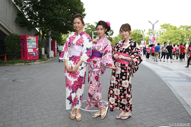 本格的な夏到来！浴衣姿で試合観戦【明治安田Ｊ１ 第18節 Ｃ大阪vs柏】
