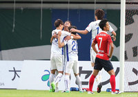 こぼれ球を押し込み貴重な追加点をもたらした杉本 太郎（徳島 #26）【明治安田Ｊ２ 第22節 名古屋vs徳島】