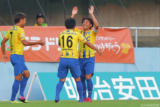 廣瀬 浩二の先制点で幸先良くリードを奪った栃木【明治安田Ｊ３ 第16節 栃木vs富山】