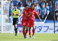 失点から5分後に反撃の同点弾を決めた大泉 和也（YS横浜 #9）【明治安田Ｊ３ 第16節 秋田vsYS横浜】