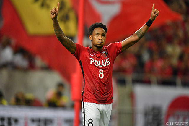 古巣から貴重な逆転ゴールを奪取したラファエル シルバ（浦和）【明治安田Ｊ１ 第18節 浦和vs新潟】